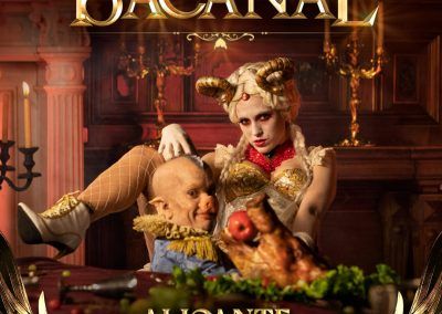 cartel Bacanal Circo de los Horrores fotografía J.C.AREVALO -Arte Visual-