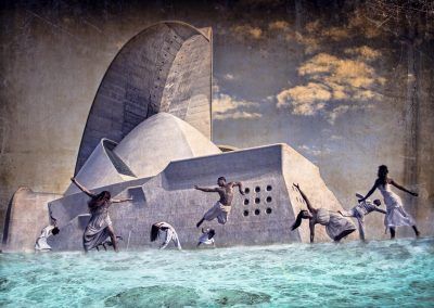 LA IRA DE ZEUS SOBRE LA ATLÁNTIDA FOTO J.C.AREVALO MUSEO DEL TEA TENERIFE CALATRAVA