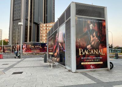 cartel Bacanal Circo de los Horrores fotografía J.C.AREVALO -Arte Visual-