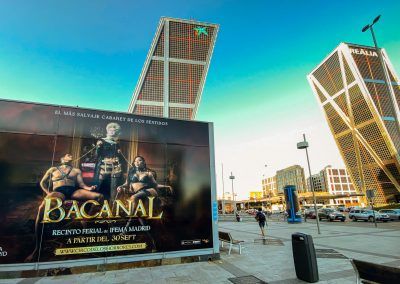 cartel Bacanal Circo de los Horrores fotografía J.C.AREVALO -Arte Visual-