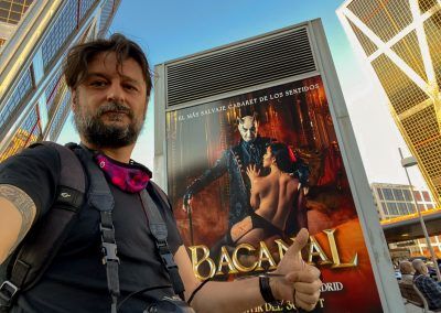 cartel Bacanal Circo de los Horrores fotografía J.C.AREVALO -Arte Visual-