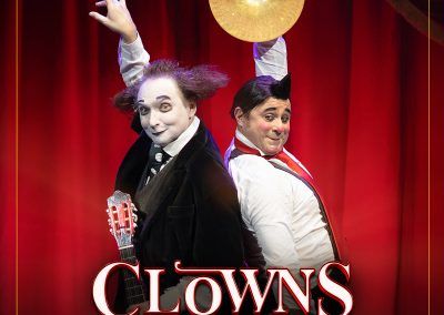 cartel CLOWNS foto J.C.AREVALO -ARTE VISUAL-