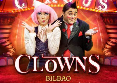 cartel CLOWNS foto J.C.AREVALO -ARTE VISUAL-