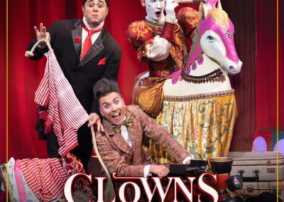 cartel CLOWNS foto J.C.AREVALO -ARTE VISUAL-