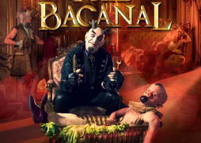 cartel Bacanal Circo de los Horrores fotografía J.C.AREVALO -Arte Visual-