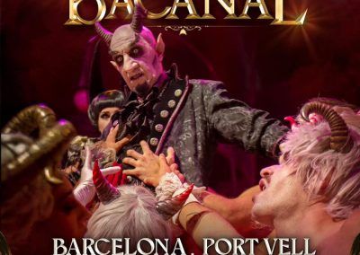 cartel Bacanal Circo de los Horrores fotografía J.C.AREVALO -Arte Visual-