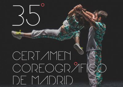 CARTEL 35 CERTAMEN COREOGRÁFICO DE MADRID CONDE DUQUE