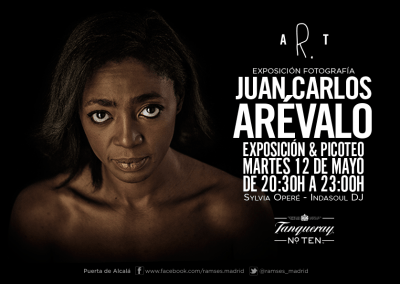 cartel exposición Juan Carlos Arévalo
