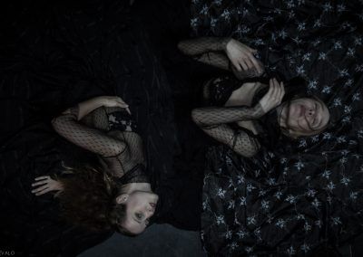 las hermanas bolena camille hanson y Belén Guijarro fotografia j.c.arevalo